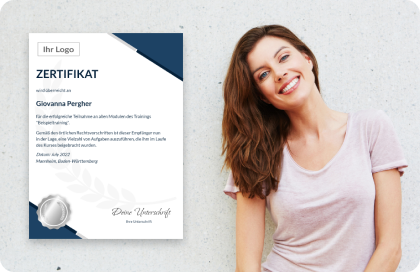 Teilnahmebescheinigungen erstellen und verwalten | Virtualbadge.io